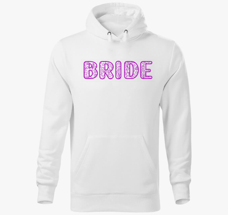 Bride pink pulover s kapuco