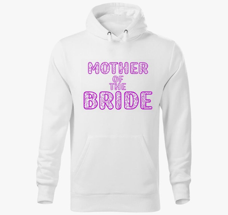 Mother of the Bride pink pulover s kapuco