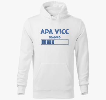 Oče vicc farmer pulover s kapuco