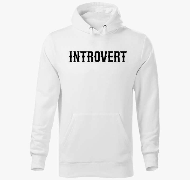 Introvert pulover s kapuco