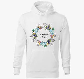 Legszebb Mama pulover s kapuco