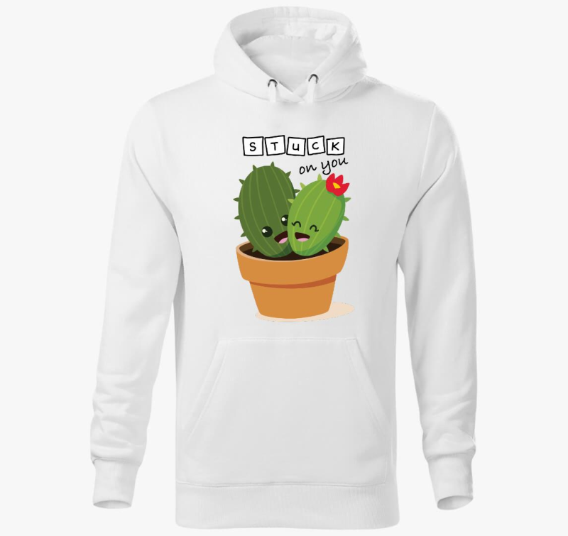 Stuck on You pulover s kapuco