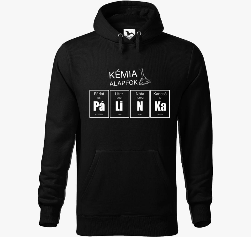 črna smešno pulover s kapuco