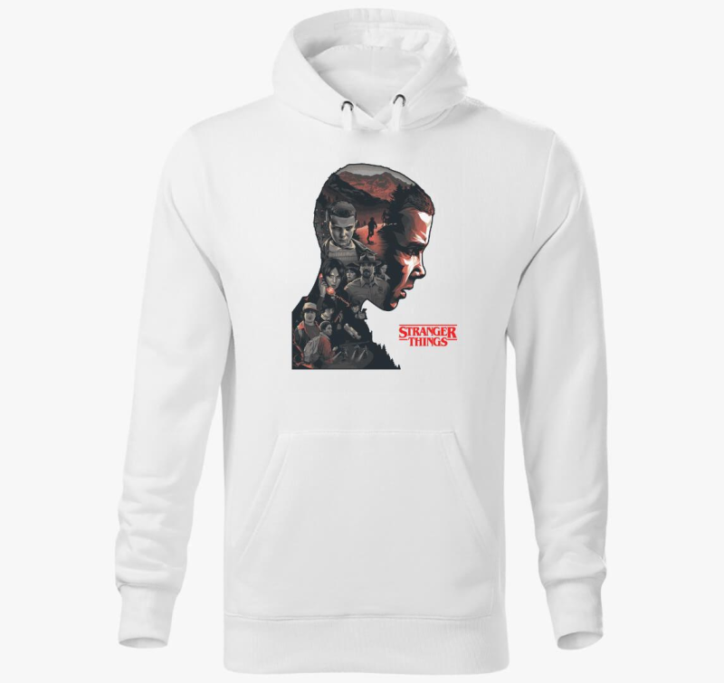 Stranger Things sziluett pulover s kapuco