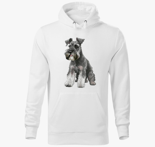 Schnauzer pulover s kapuco