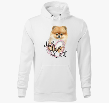 Spicc woof pulover s kapuco