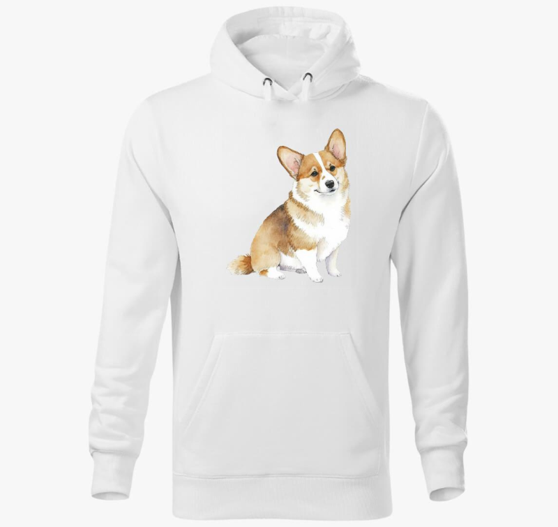 Corgi pulover s kapuco