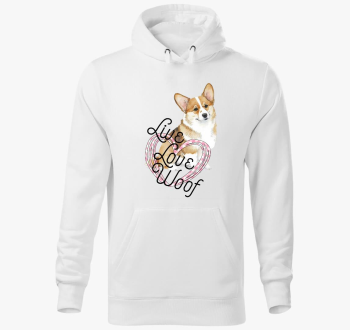Corgi pulover s kapuco