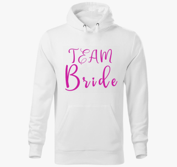 TEAM Bride pink sziv...