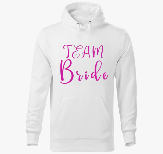 TEAM Bride pink szivecske pulo...