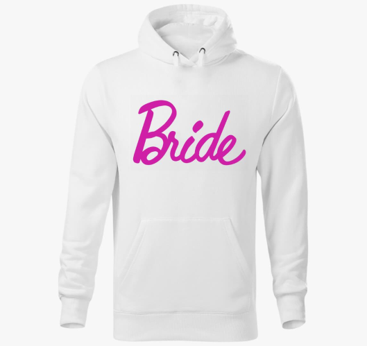 Bride Barbies pulover s kapuco
