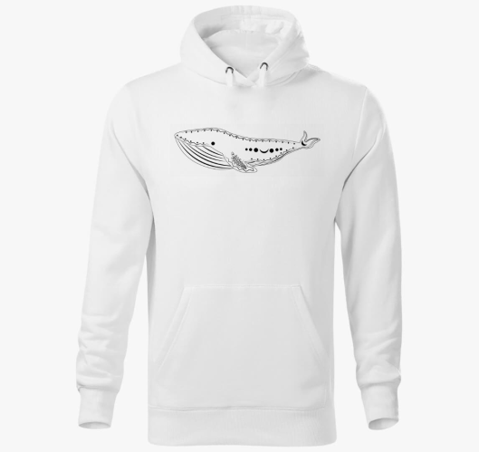 lineart pulover s kapuco