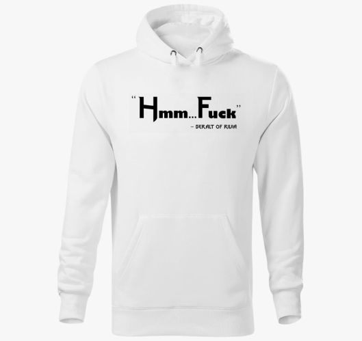 Hmm Fuck Geralt pulover s kapu...