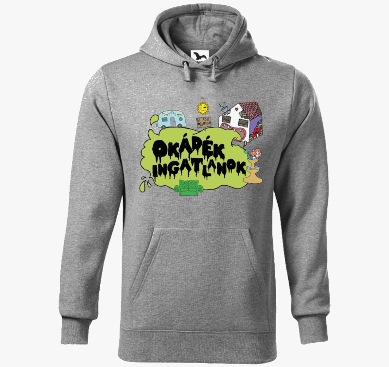 Ingatlanok pulover s kapuco