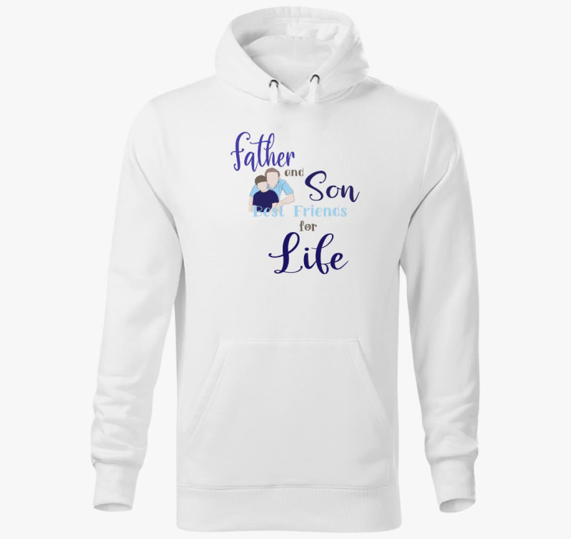 Father and Son pulover s kapuco