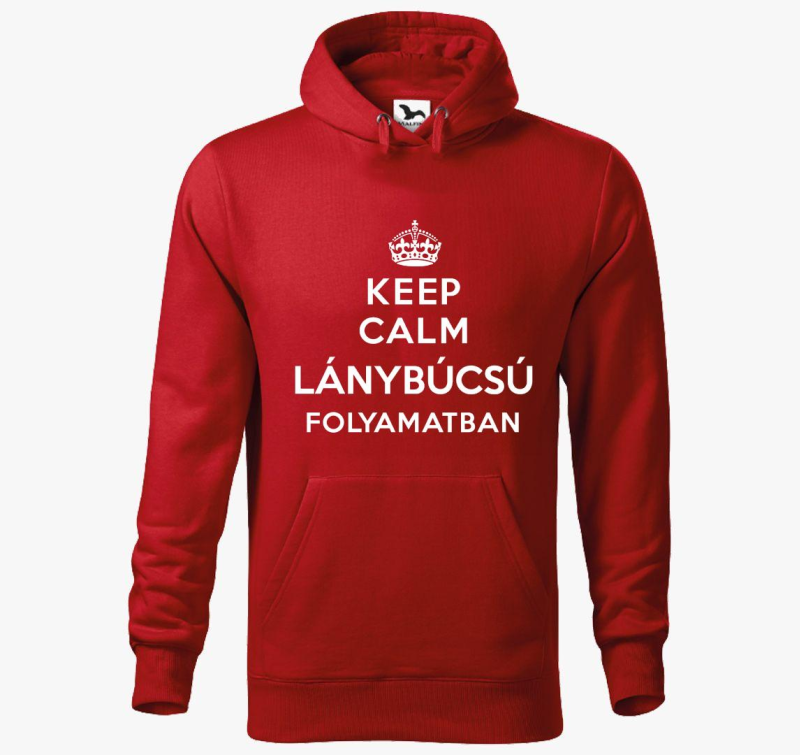 Keep calm folyamatban pulover s kapuco