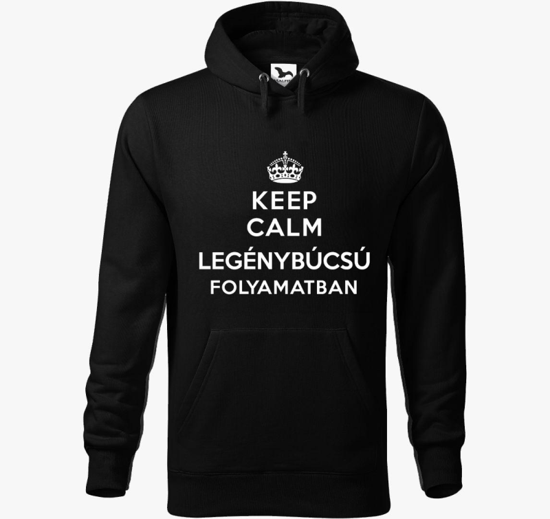 Keep calm folyamatban pulover s kapuco