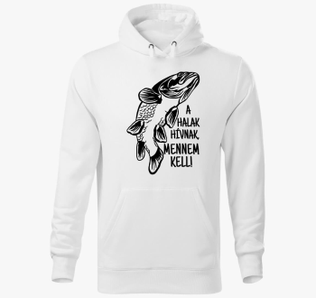 halak mennem kell pulover s kapuco