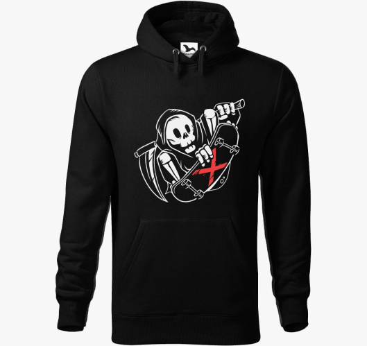 Skate or Die! pulover s kapuco