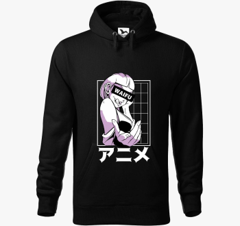 Waifu pulover s kapuco