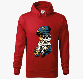 Skeleton Officer pulover s kapuco