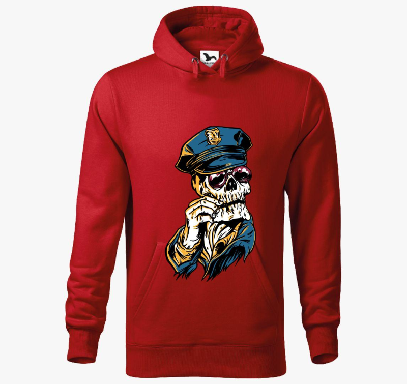 Skeleton Officer pulover s kapuco