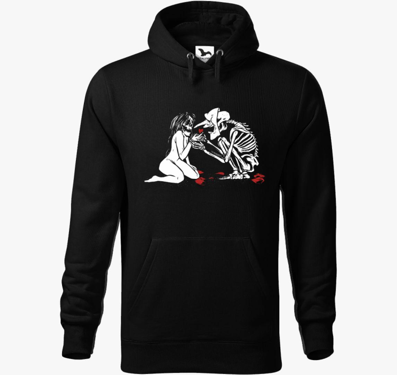 Szerelmes pulover s kapuco