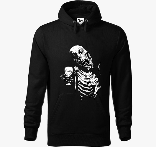 zombi pulover s kapuco