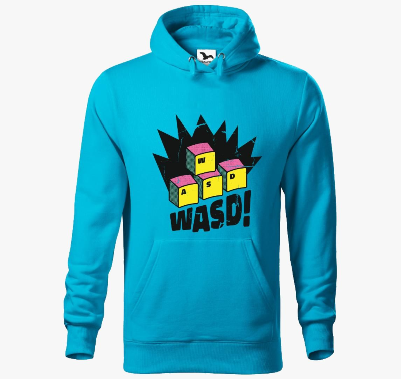 WASD igazi gamer pulover s kapuco