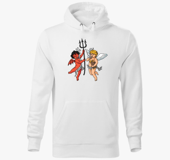 Angyal in pulover s kapuco