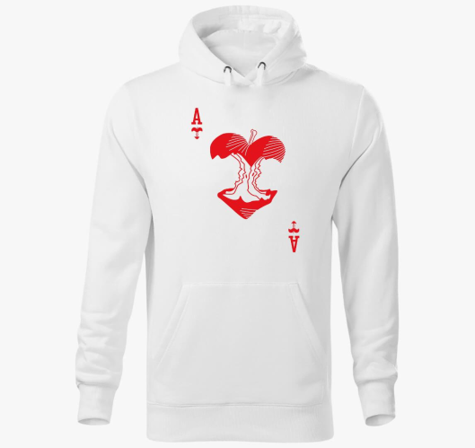 Alice Poker pulover s kapuco