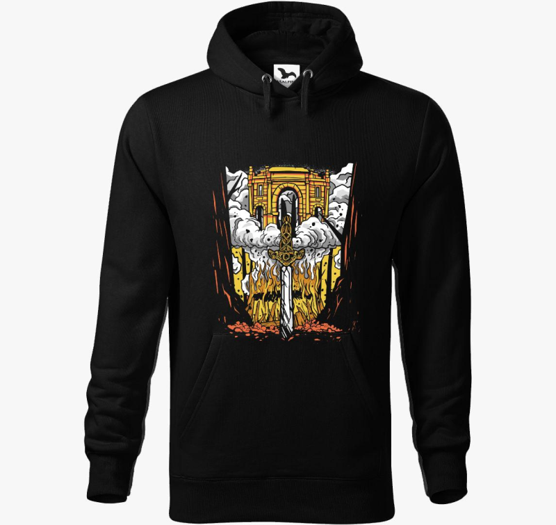 Valhalla kapuja pulover s kapuco