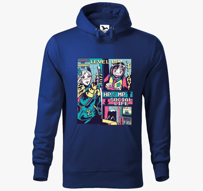 Szint pulover s kapuco