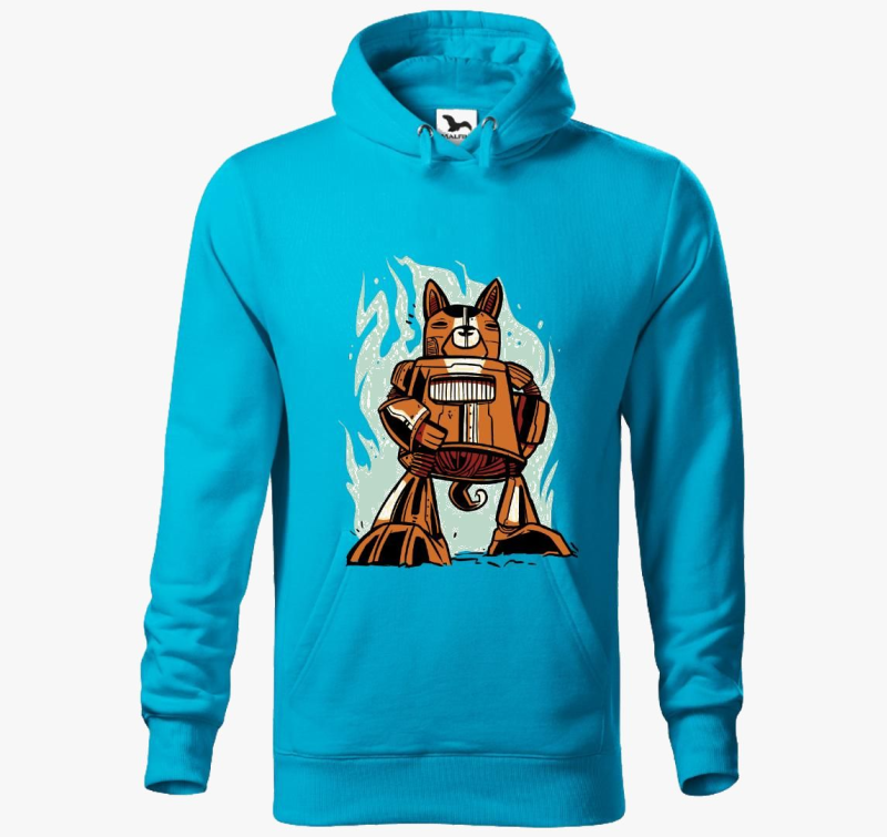 Steampunk macska pulover s kapuco