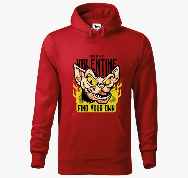 El kezekkel pulover s kapuco