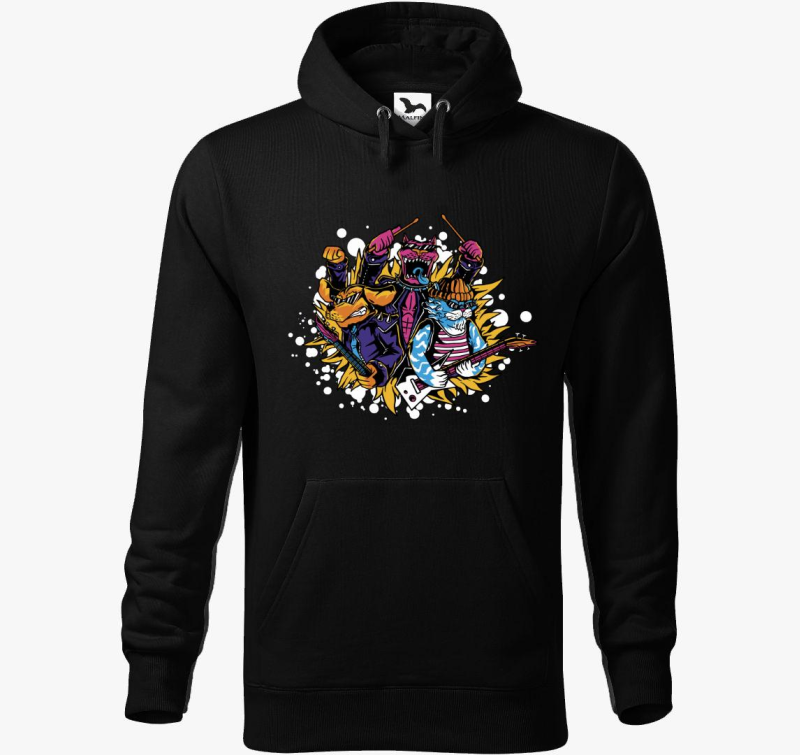 Animal Rocks pulover s kapuco