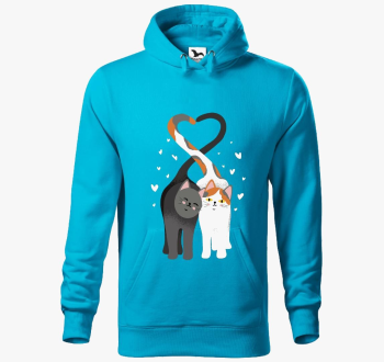 Szerelmes pulover s kapuco