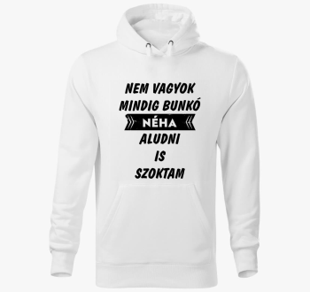 Ne sem mindig pulover s kapuco