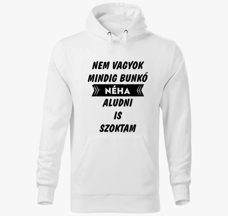 Ne sem mindig pulover s kapuco