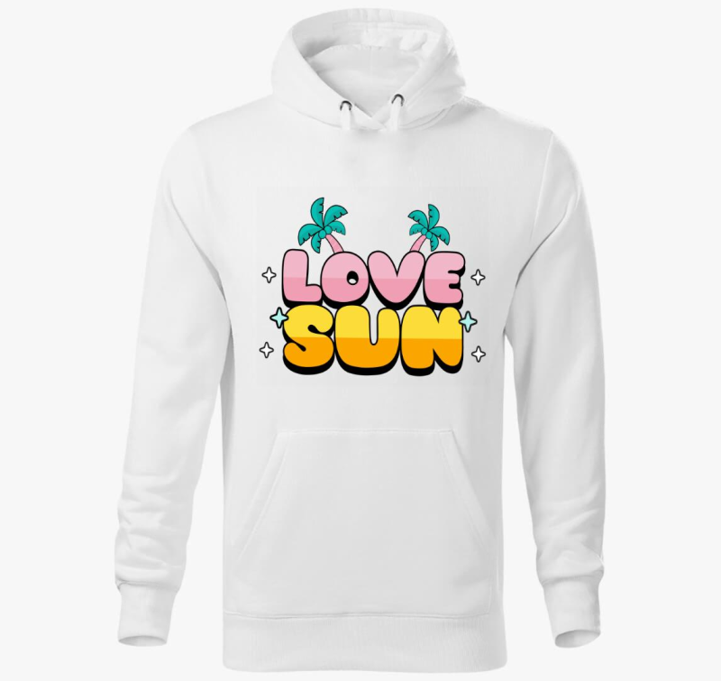 Love Sun pulover s kapuco