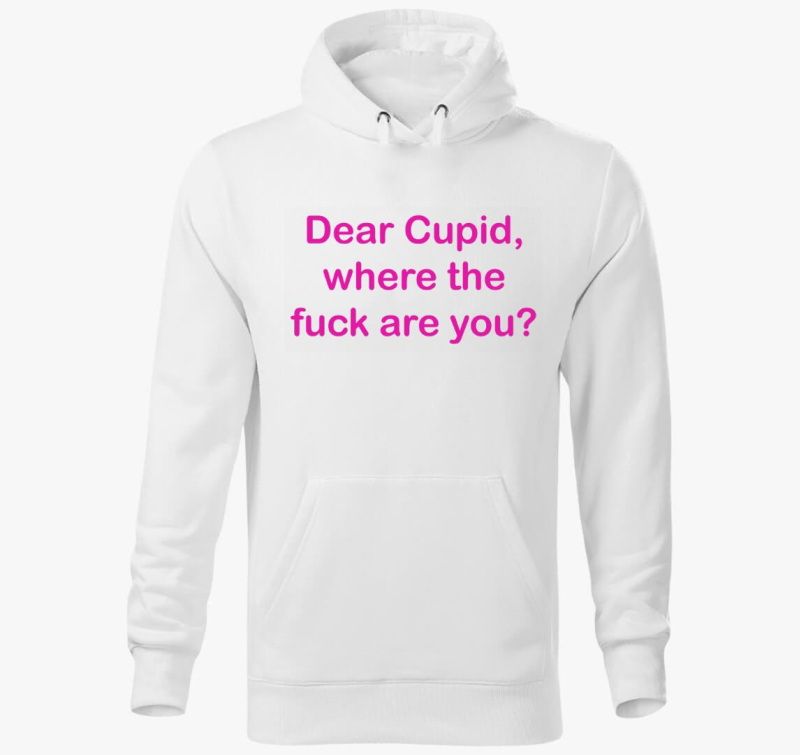Dear Cupid pink pulover s kapuco