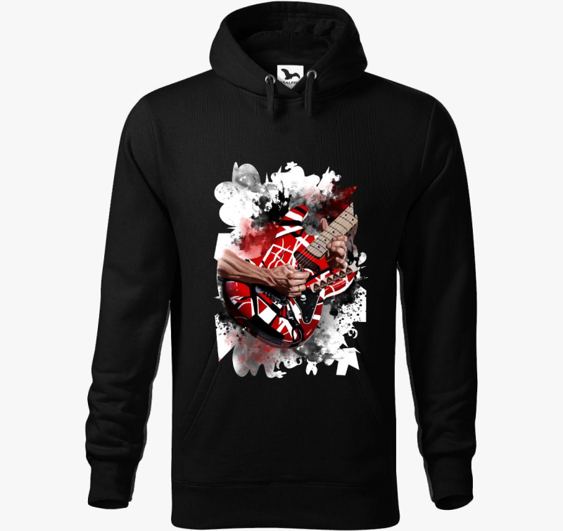 Eddie Je Halen kitara pulover s kapuco