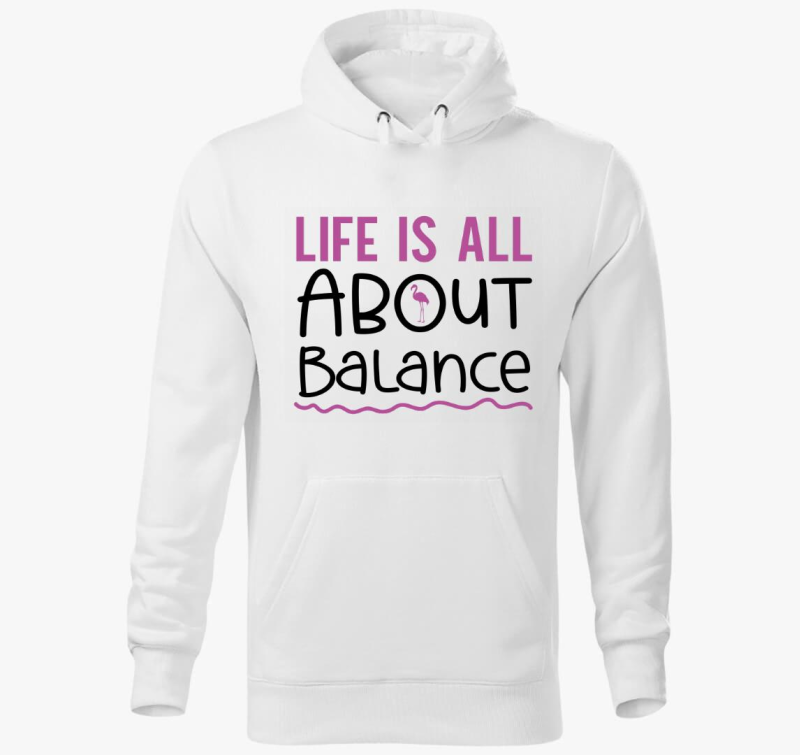 Flamingo life pulover s kapuco