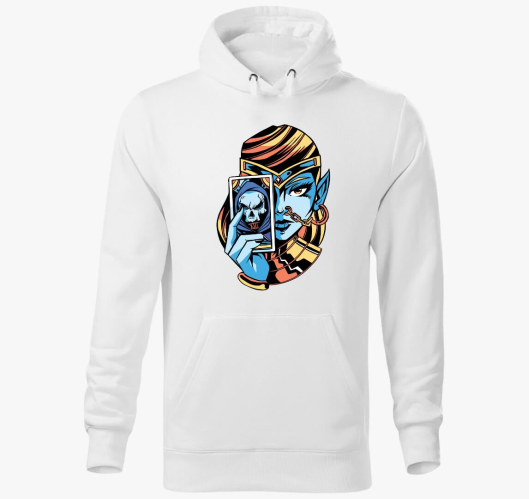 Tarott pulover s kapuco