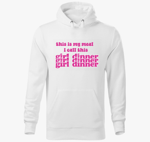 girl dinner pink pulover s kap...