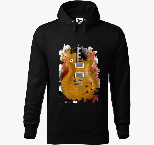 Greeny kitara pulover s kapuco