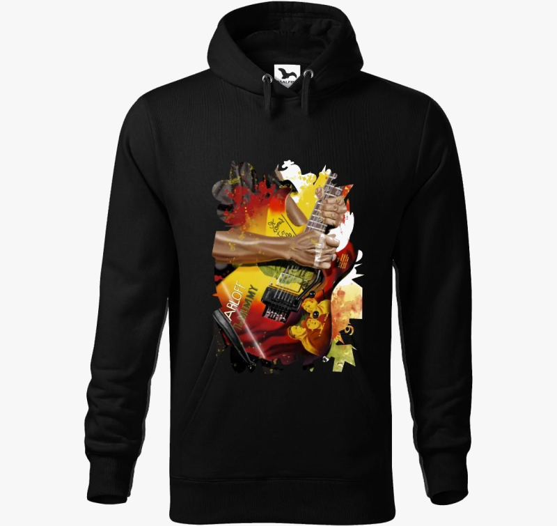 Kirk Hammett Mummy kitara pulover s kapuco