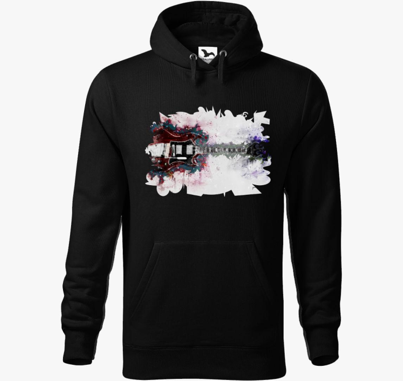 Angus Young Kitara pulover s kapuco