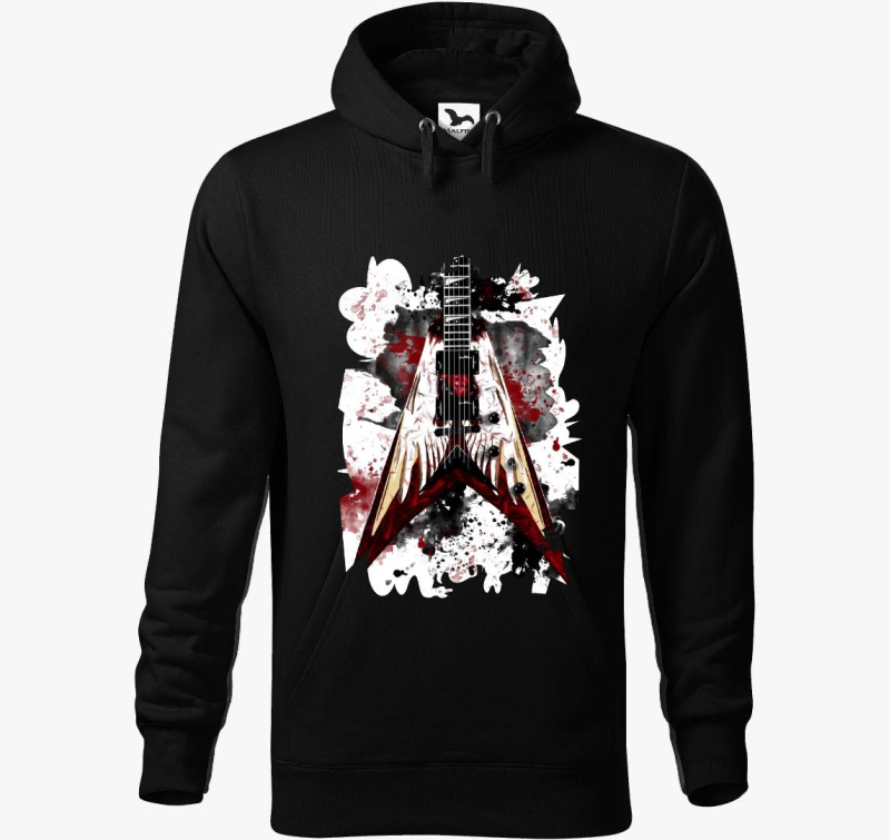 Dave Mustaine kitara pulover s kapuco