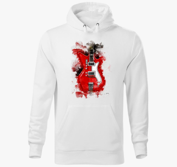 Jack White kitara pulover s kapuco